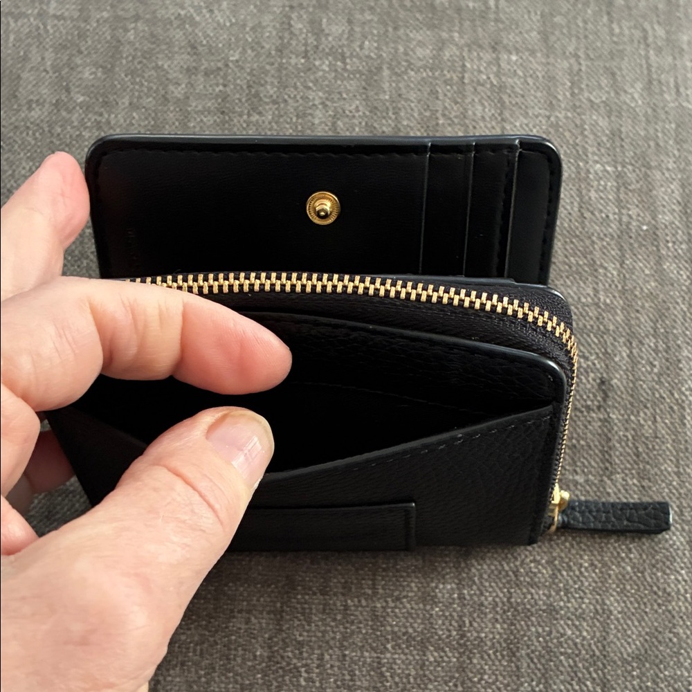Marc Jacobs “The Wallet” Black Leather Wallet with Dust bag - Picture 4 of 7